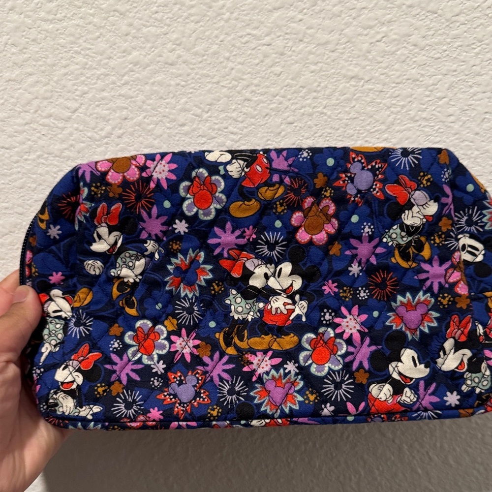 Disney Vera Bradley Floral Cosmetic Bag